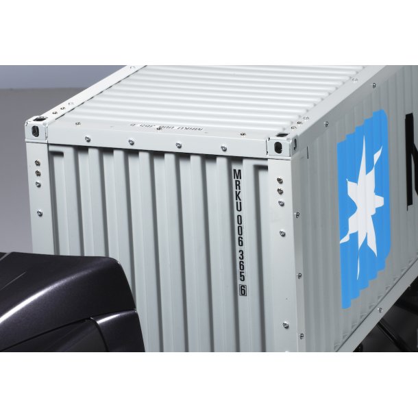 3-akslet Mrsk-containertrailer