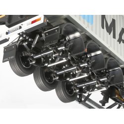 3-akslet Mrsk-containertrailer