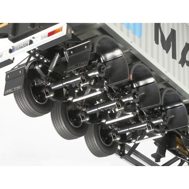 3-akslet Mrsk-containertrailer