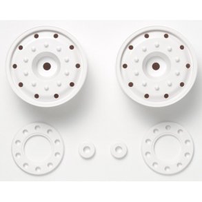 Hvide flge foran HEX, 30 mm bredde. 2 stk.