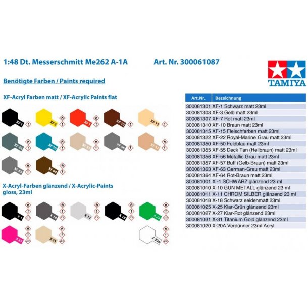 Messerschmitt Me262 A-1A