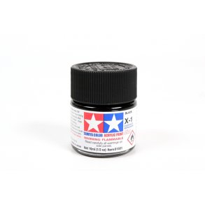 Tamiya Acrylic Mini X-1 Black 10ml