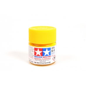 Tamiya Acrylic Mini X-8 Lemon Yellow 10ml