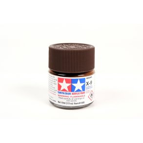 Tamiya Acrylic Mini X-9 Brown 10ml