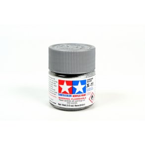 Tamiya Acrylic Mini X-11 Chrome Silver 10ml