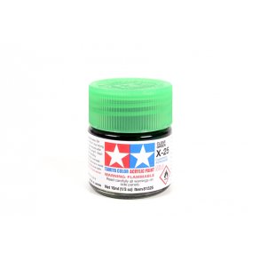 Tamiya Acrylic Mini X-25 Clear Green 10ml