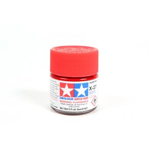 Tamiya Acrylic Mini X-27 Clear Red 10ml