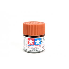 Tamiya Acrylic Mini X-34 Metal. Brown 10ml