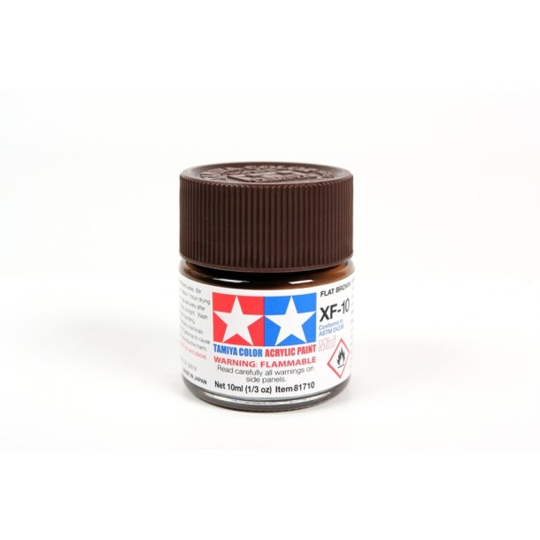 Tamiya Paint - XF-72 Tamiya Paint - XF-72 Brown  JGSDF  Mini Acrylic Matte Finish Squadron Model Models  56342.1665792836