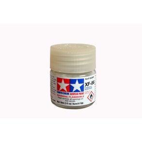 Tamiya Acrylic Mini XF-86 Flat Clear 10ml