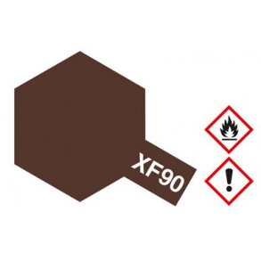 Tamiya Acrylic Mini XF-90 Red Brown 2, 10 ml