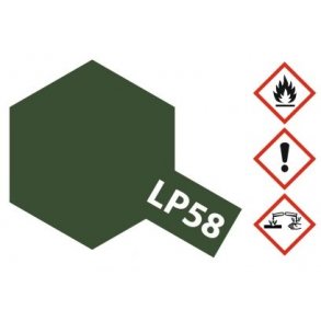 Tamiya LP-58 - 10 ml - NATO Green