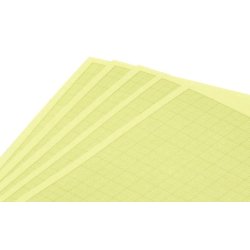 Afdkningstape, A4-ark, 5 stk med 1 mm tern