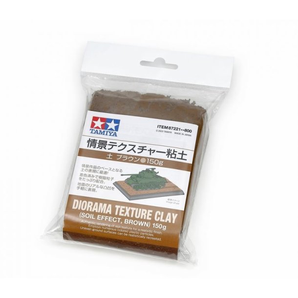 Diorama Texture Clay (Soil Effect, Brown), 150 gram