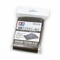 Diorama Texture Clay (Soil Effect, Dark Earth), 150 gram