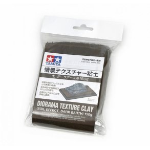 Diorama Texture Clay (Soil Effect, Dark Earth), 150 gram