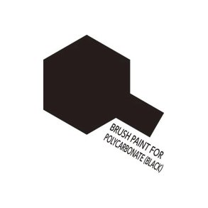 Polycarbonate Paint For Brush Painting (Black), 23 ml