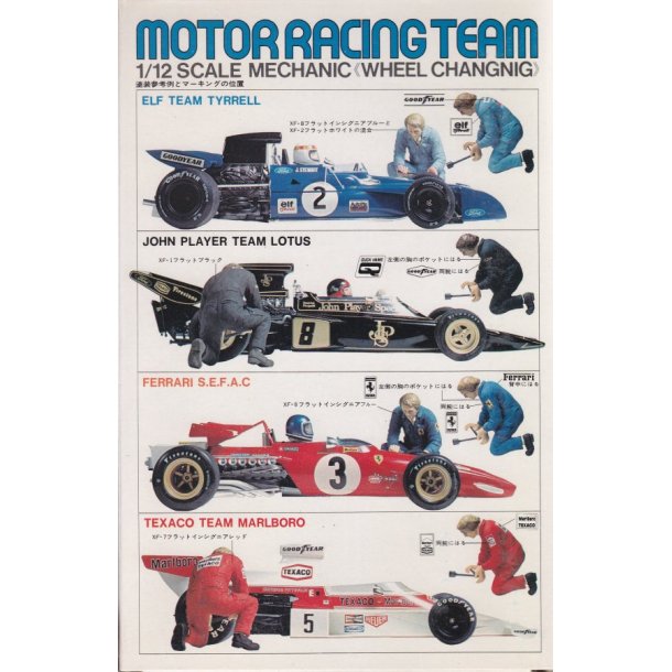 Tamiya Mekaniker knlende, skala 1/12