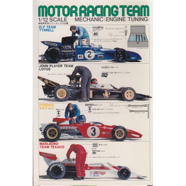 Tamiya Mekaniker stende, skala 1/12