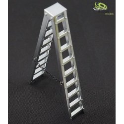 Aluminiumsstige, stor, sammenklappelig, skala 1/14
