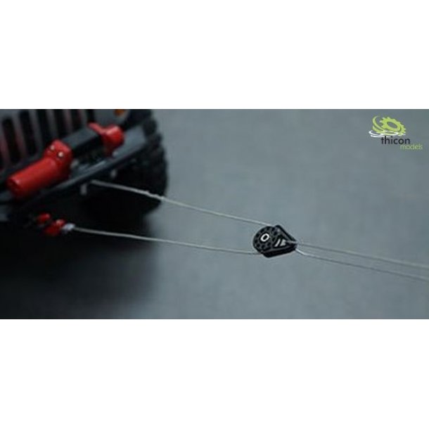 Rulle med styr til line