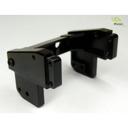 Travers i sort aluminium