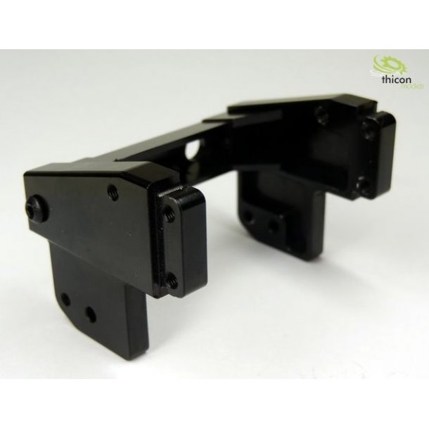 Travers i sort aluminium