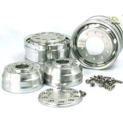 Aluflge brede til foraksel med trk - Euro-style