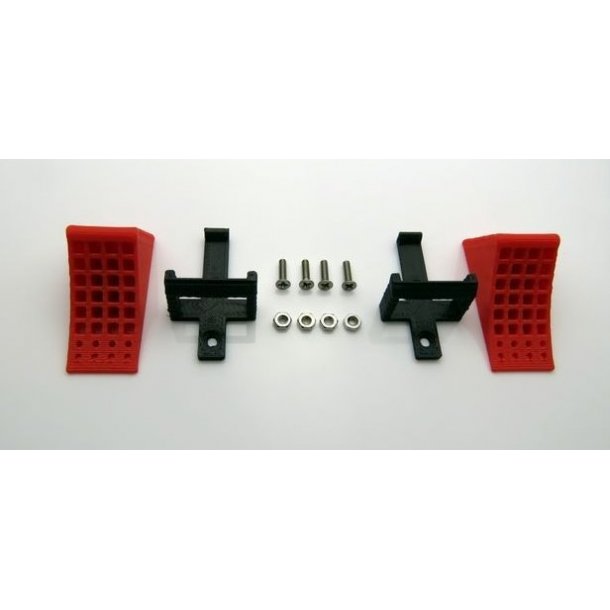 Stopklodser i PLA, rde