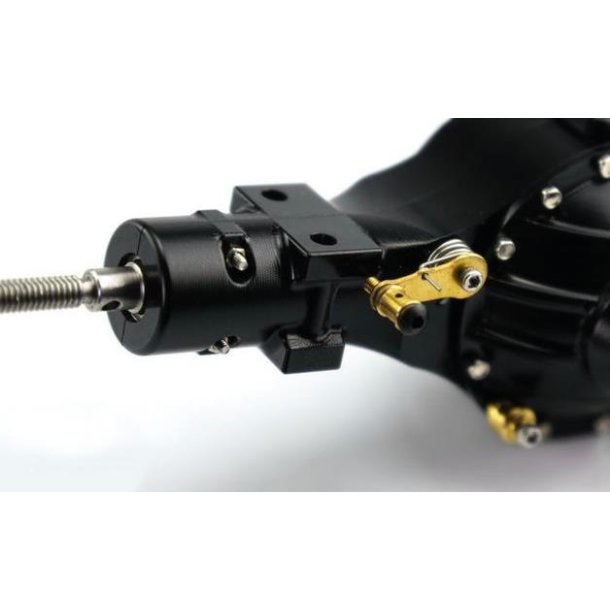 Bagaksel V2 med trk og differentialespr, aluminium