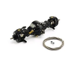 Foraksel V2 med trk og differentialespr, aluminium