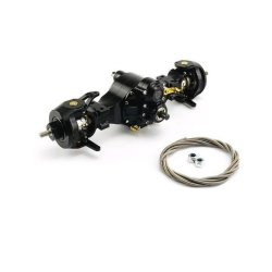 Foraksel V2 med trk, differentialespr og gennemgang, aluminium