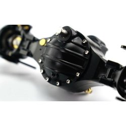 Foraksel V2 med trk, differentialespr og gennemgang, aluminium