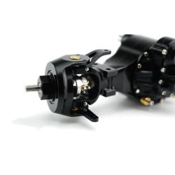 Foraksel V2 med trk, differentialespr og gennemgang, aluminium