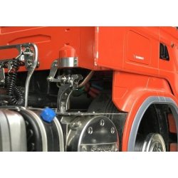 Ls til Scania-hytte, skalakorrekt, i rustfrit stl