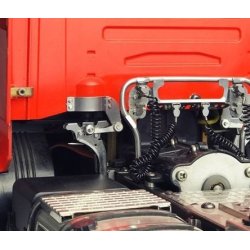 Ls til Scania-hytte, skalakorrekt, i rustfrit stl