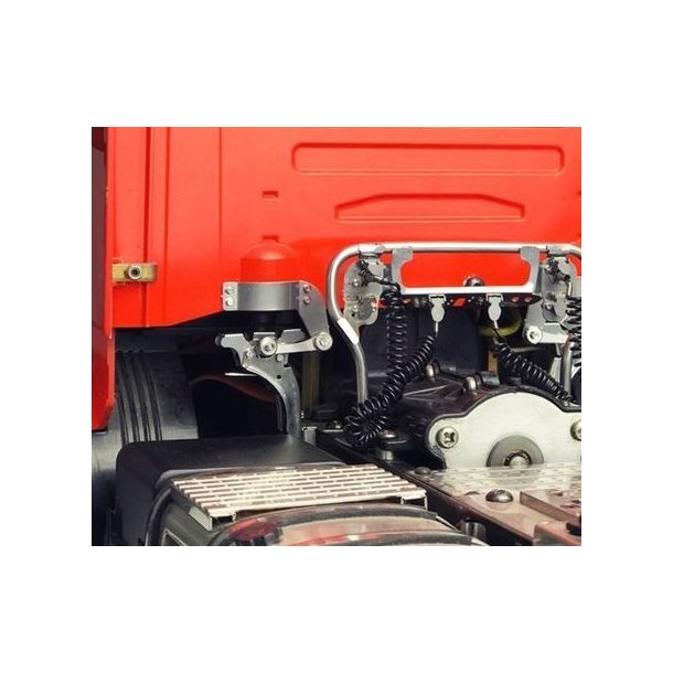 Ls til Scania-hytte, skalakorrekt, i rustfrit stl