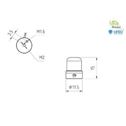 Rotorblink orange, skala 1/14