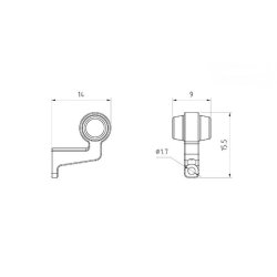 Sidemarkeringslys, 2 stk.