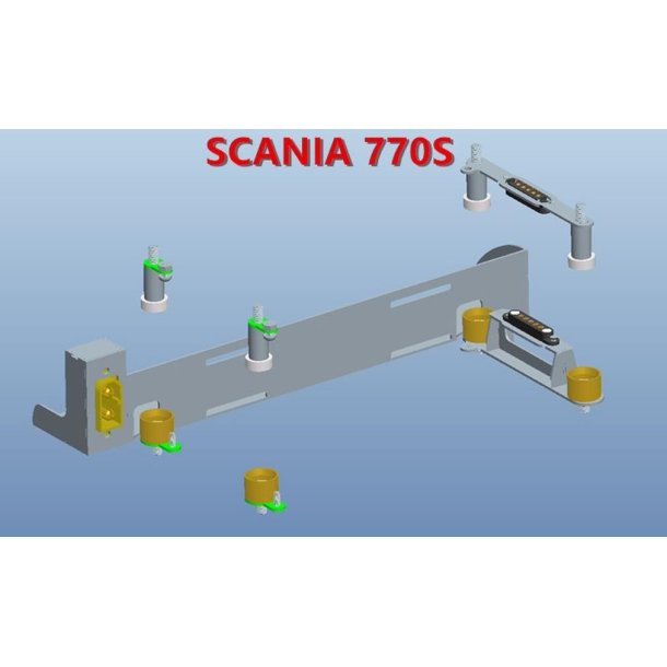 Scania 770 S Magnet tagholder med batteriholder