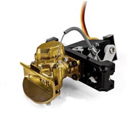 Trkkrog i messing med servoholder