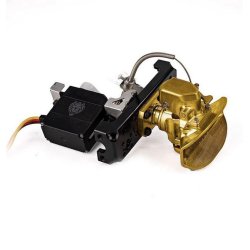 Trkkrog i messing med servoholder