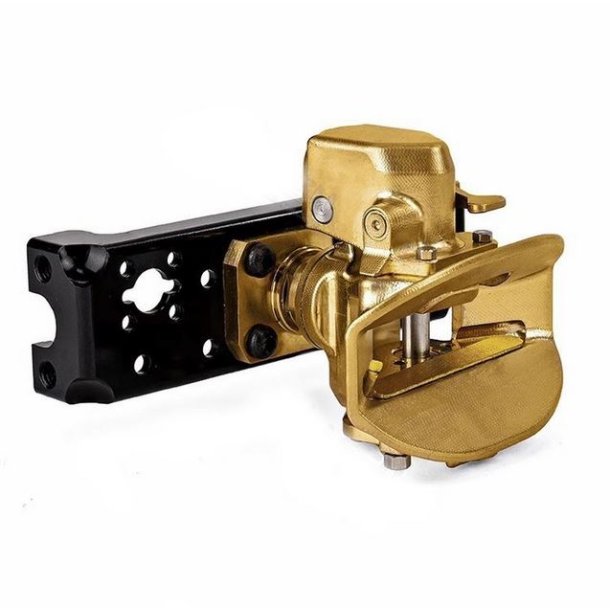 Trkkrog i messing med servoholder