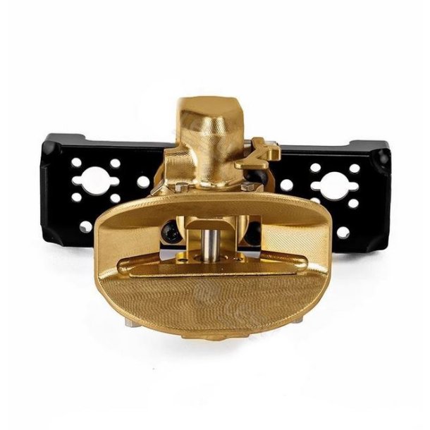 Trkkrog i messing med servoholder