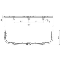 Frontb�jle med LED til Scania 770 S