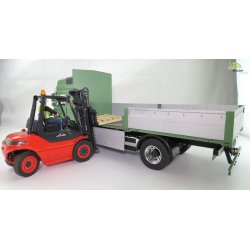 MAN F2000 2-akslet lastbil med fladt lad