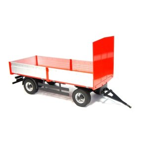 Flatbed-anhænger med 2 aksler