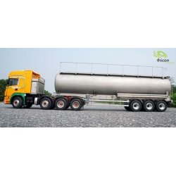 Tank-trailer 3-akslet, fabrikssamlet