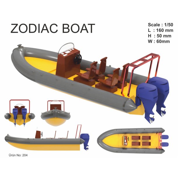 Zodiac Boat, skala 1/50
