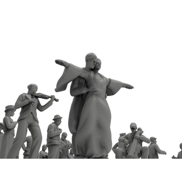 Titanic Crew and Passengers, skala 1/200